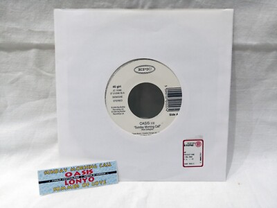 OASIS SUNDAY MORNING CALL 45 GIRI 7'' JUKEBOX JB 2000 VG+ w/ STICKER ITALY