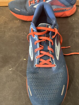 Brooks Adrenaline GTS 22 Blue Orange Running Shoes Sneakers  display picture 1