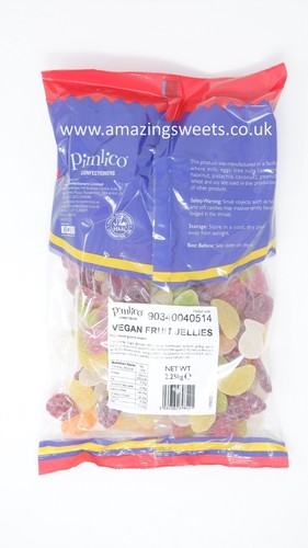 HMC Certified Vegan Fizzy Strawberry, Blue-Pink Pencils 2,25kg Beutel Halal Sweets - Bild 48 von 50