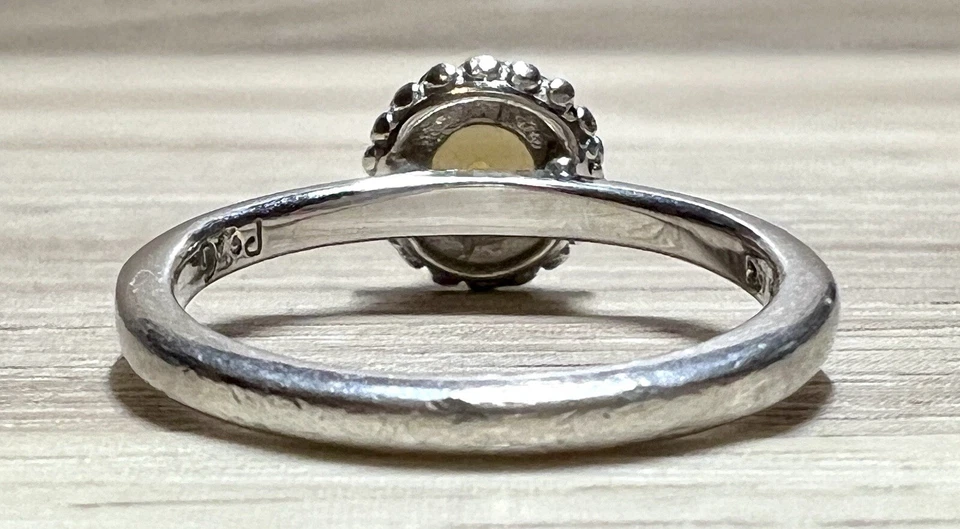 Anillo de perlas palomitas de maíz de plata esterlina y oro de 18 quilates firmado por Phillip Gavriel Foto 4 de 4