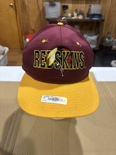 VINTAGE 90s WASHINGTON REDSKINS SNAPBACK LOGO HAT DEADSTOCK NEW ERA NOS