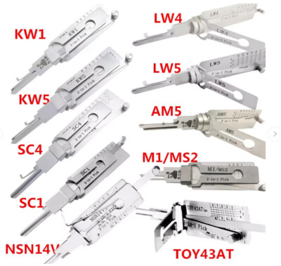 #ad #ad Key Decoder 2 In 1 Stainless Steel Key Pick Up Hook Tool For Repair Maintenance $35.99