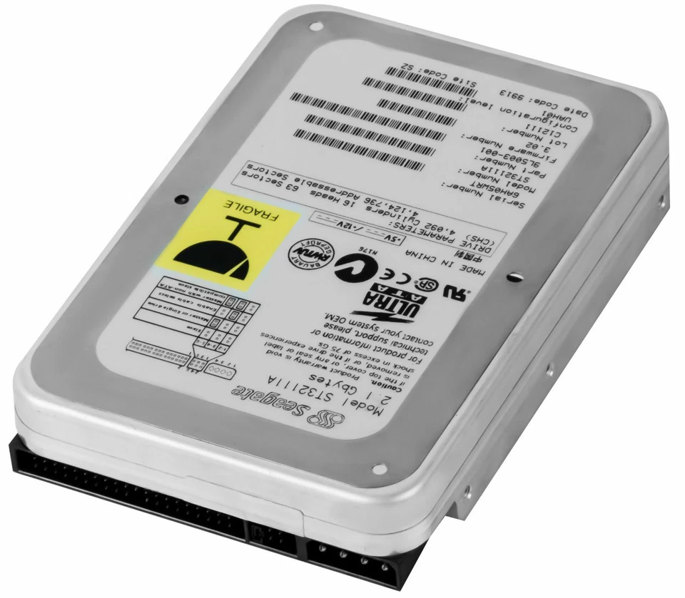Hard Drive Seagate 2.1GB 4500RPM PATA ATA IDE ST32111A 128KB Cache 3.5'' Inch - Image 3 of 3