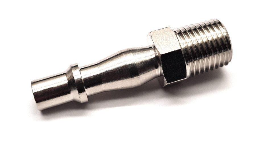 HGV / Tractor Air Brake 'C' Coupling to PCL Type Coupling + 1/4 Male