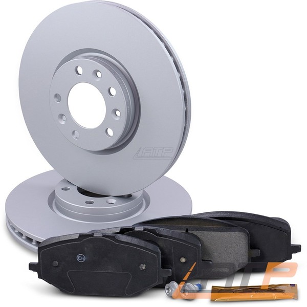 Bremsscheiben BelÜFtet Ø304 + BelÄGe Vorne FÜR Opel Astra L Grandland Combo-image