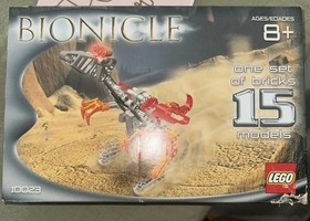 LEGO Bionicle Master Builder Set 10023 Vintage 2002 Rahi 15 Models Orange sealed