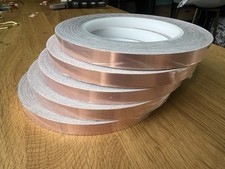 Black Back Copper Foil 3/8 x 36 Yards Set of 5 Rolls