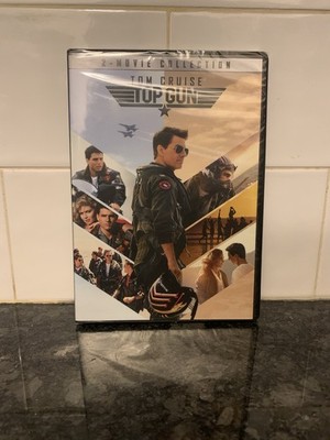 New! Top Gun + Top Gun: Maverick: 2-Movie Collection (DVD) Sealed Tom Cruise