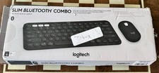Logitech Bluetooth Wireless Keyboard and Mouse Combo -Bluetooth Only K380 Pebble
