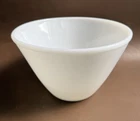 Vintage Fire King Milk Glass Nesting Mixing Bowl 6” T 9.5” D