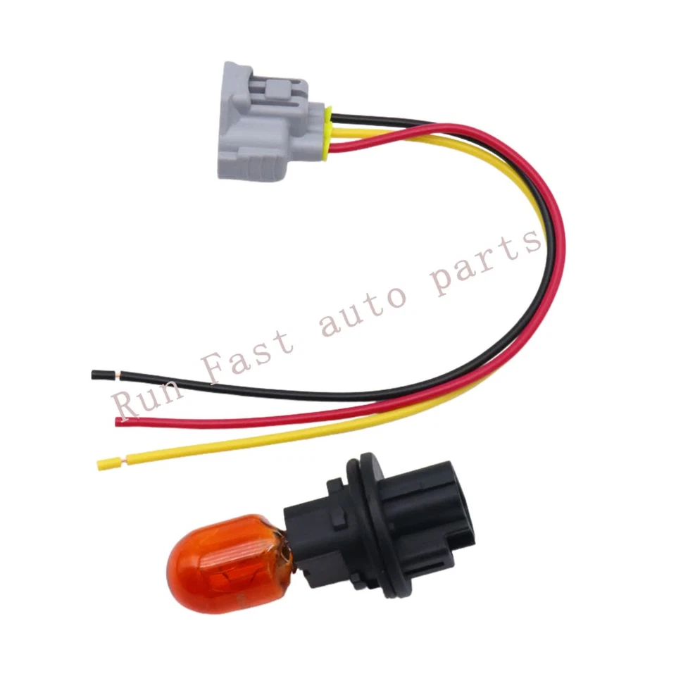 1pc Turn Signal Light Socket&Bulb&Connector For Toyota Venza Avalon Corolla - Imagem 3 de 4