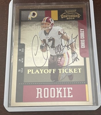 2004 Playoff Contenders Chris Cooley #186-Playoff Ticket-46/50