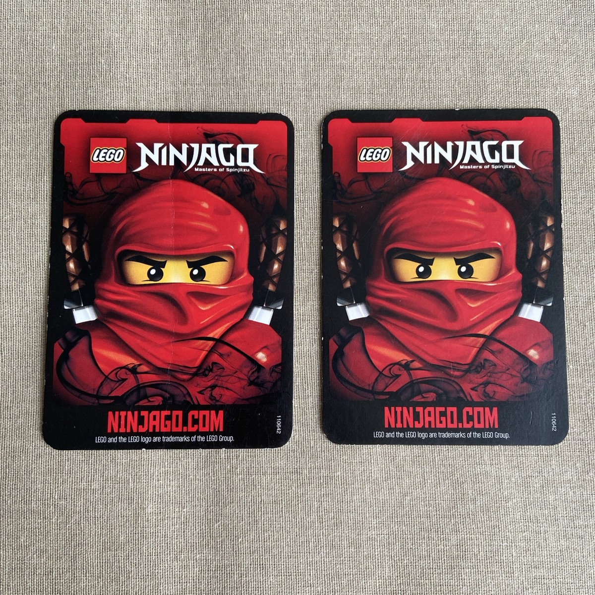 LEGO Ninjago Spinners Cards Lot (9 2011/12 Set) TCG Spinjitzu Holo