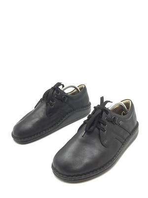 Finn Comfort Prevention Zapatos De Cuero Negro Unisex T.39 UK.6,5