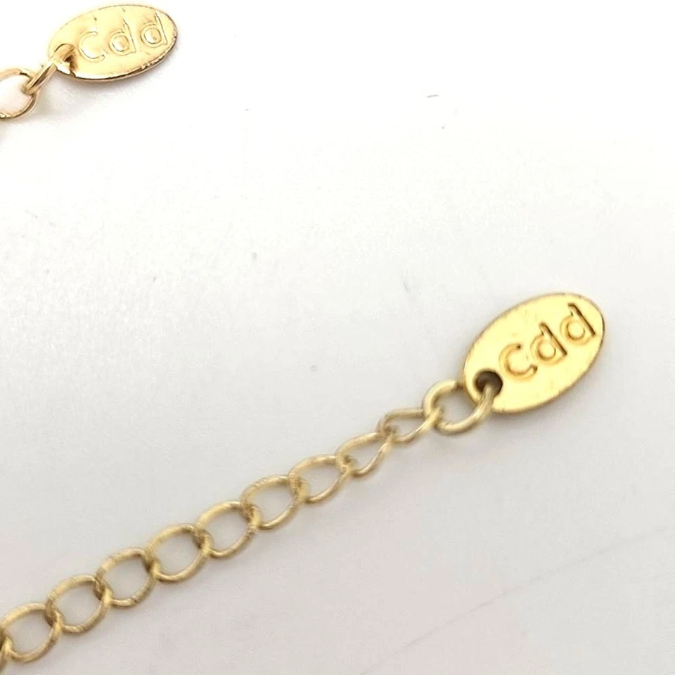 Bracelets by cdd Rhinestones One black one multicolored Goldtone Hardware - Image 4 of 4