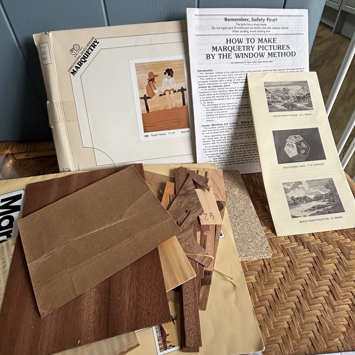Kit artesanal de marquetería World of Wood de colección noche en los anchos sellado