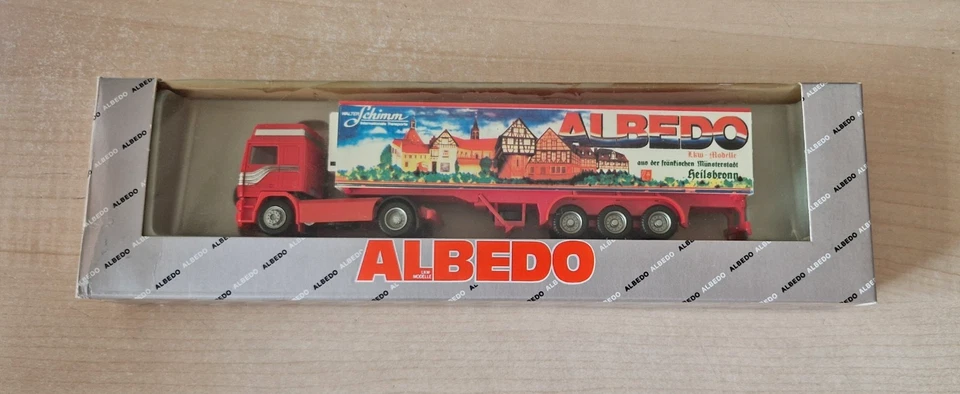 Albedo/Herpa VOLVO F12 Walter Schimm Heilsbronn 92 cassonato 1:87 OVP - Immagine 4 di 4