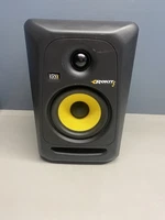 Single KRK Rokit Powered 5 Studio Speaker Black 2-Way And Power Cord
