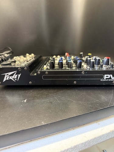 PEAVEY PV 6 Input Stereo Mixer and Guitar Pre Shape - Picture 3 of 4