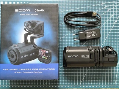 Zoom Q8n-4K 16MP Audio- und Videorecorder mit BTA-1 Bluetooth Schwarz - Bild 1 von 4