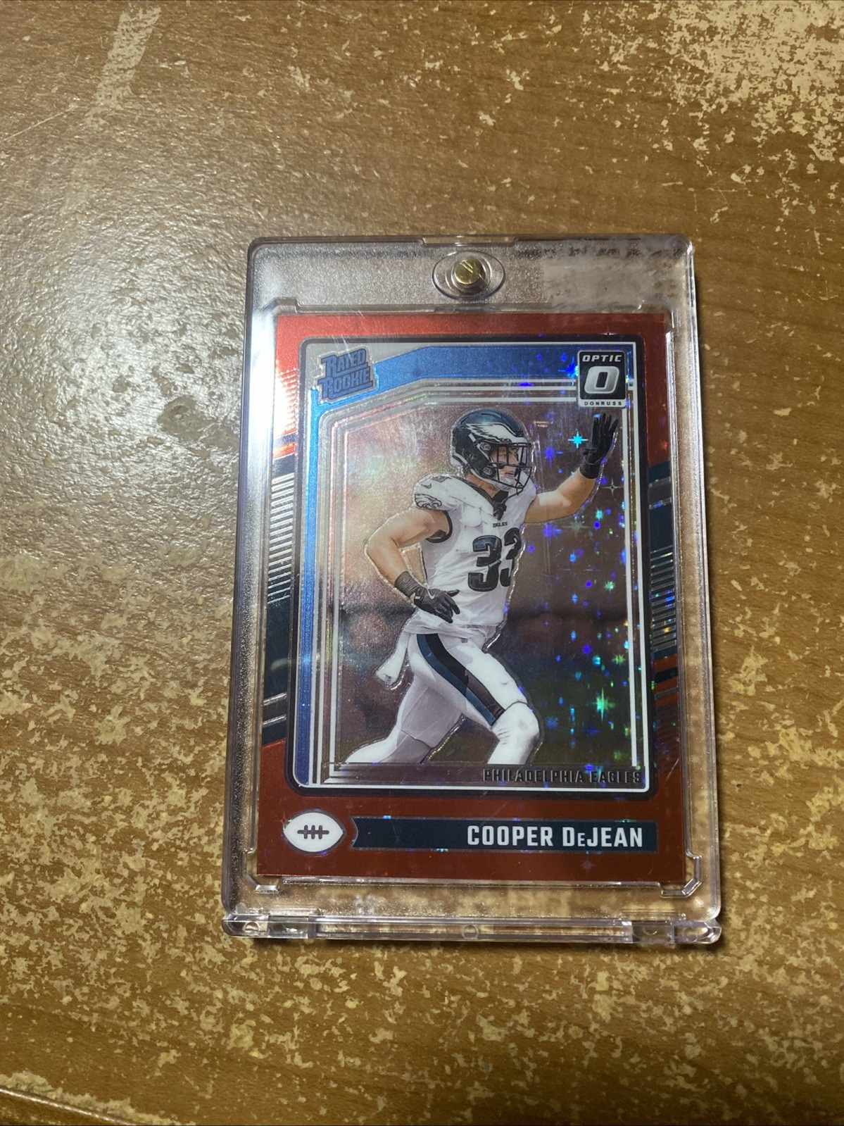 2024 Panini Donruss Optic - Rated Rookie Cooper DeJean #221 Red Stars Prizm (RC)