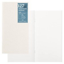 Traveler's Notebook Refill, Watercolor Paper, 2-Pack, 8.3 x 4.3 inches, 24 Pages