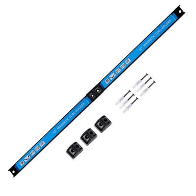 24' Magnetic Tool Holder for Garage, Heavy Duty Magnet Tool Bar Strip Rack Wa...