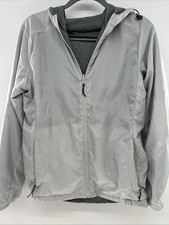 Avalanche Jacket Women's Reversible Long Sleeve Full Zip Grey Reflective Hooded