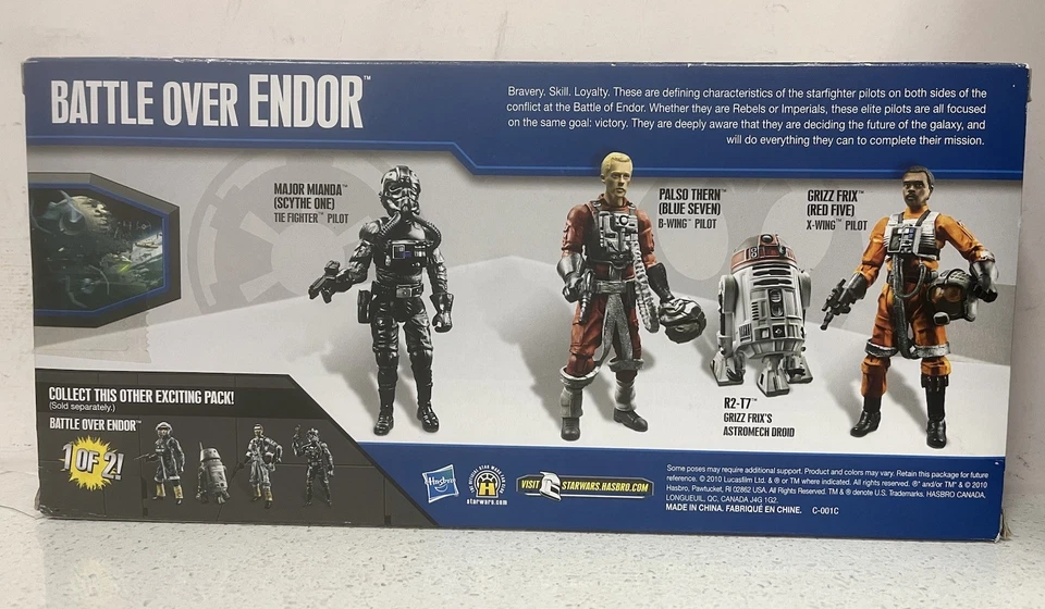 Star Wars TRU Exclusive 2010 Battle Over Endor 4-Pack - RARE! 2 of 2 New, Sealed - Image 3 of 3