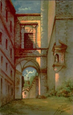 Vintage Mexican Postcard Ex-Convento de Taxco Gro. Divided Back 1907-1915