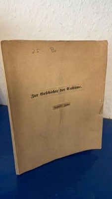 Zur Geschichte der Costüme - Aegypter. Juden. Knilling: