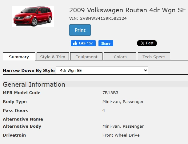 2009-2011 Volkswagen Routan Radio Player Display Screen OEM REN P05091026AD - Image 3 of 4
