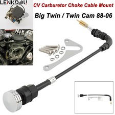 For Harley CV Carburetor Choke Cable Choke Mounts Sportster 883 XL1200 Big Twin