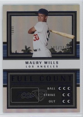 2023 Panini Three and Two Full Count 105/150 Maury Wills #FC-MW 4pn