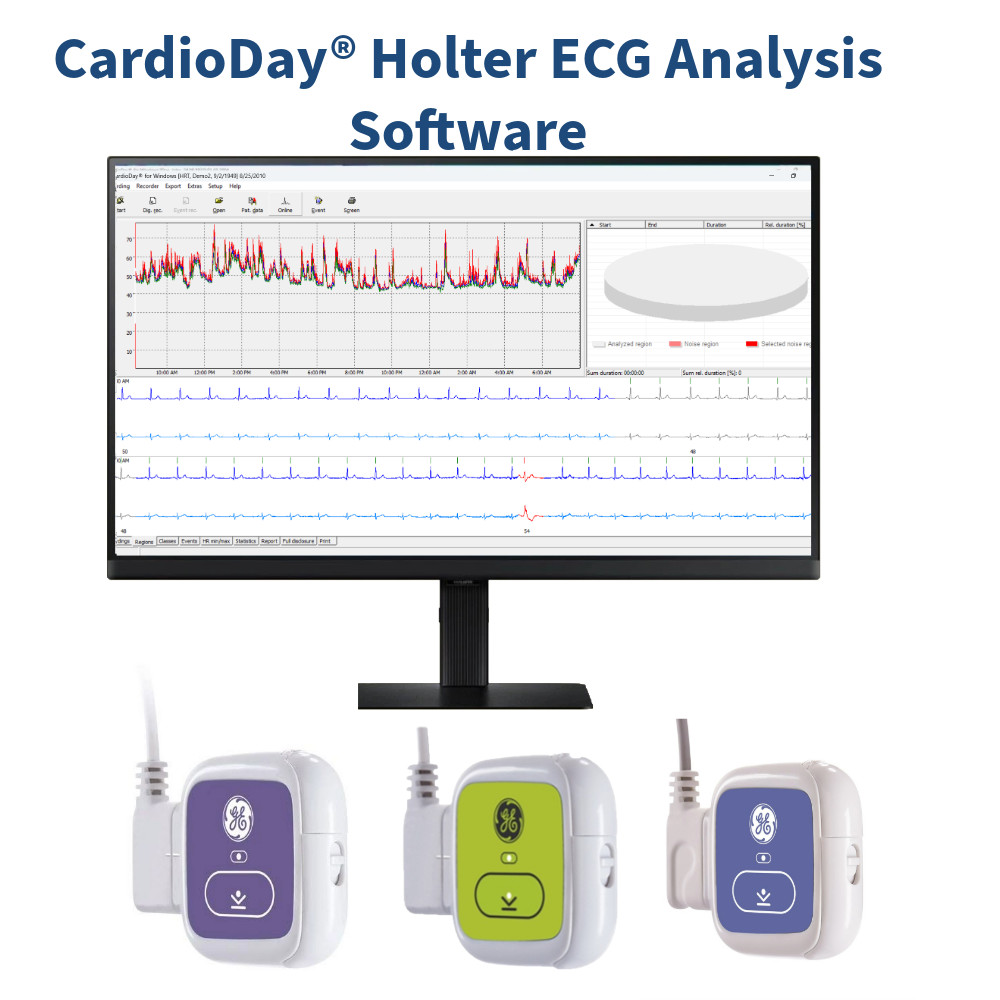 CardioDay® Holter ECG Analysis Software – Ge Seer 1000 Holter Compatible