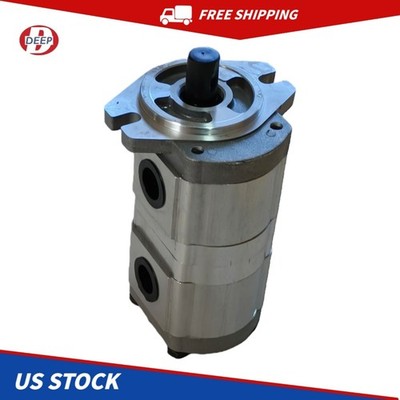 For Hydraulic Tandem Double Gear Pump Shaft Diameter 15.87mm New HGP-33A-F6/6R