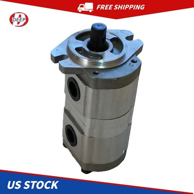 #ad For Hydraulic Tandem Double Gear Pump Shaft Diameter 15.87mm New HGP 33A F6 6R $233.00