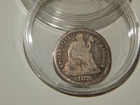 1876 (P) Seated Liberty Dime circulated/uncertified/ungraded SILVER
