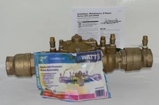 Watts 0391007 2 Inch Reduced Pressure Zone Assembly Female Conncections