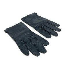 LOUIS VUITTON M75555 apparel logo Glove gloves Leather Black