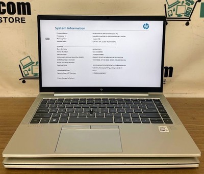 LOT 2 HP EliteBook 840 G7 14'' FHD 1080p i5-10210U 1.60GHz 16gb RAM NO SSD READ!