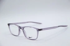 NEW NIKE 7129 500 CLEAR PURPLE AUTHENTIC FRAMES EYEGLASSES 52-19