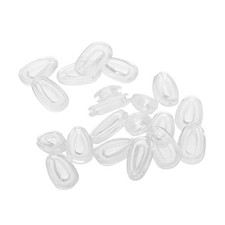10 Pairs Eyeglass Nose Pads Pieces for Eyeglasses Silicone Cushion