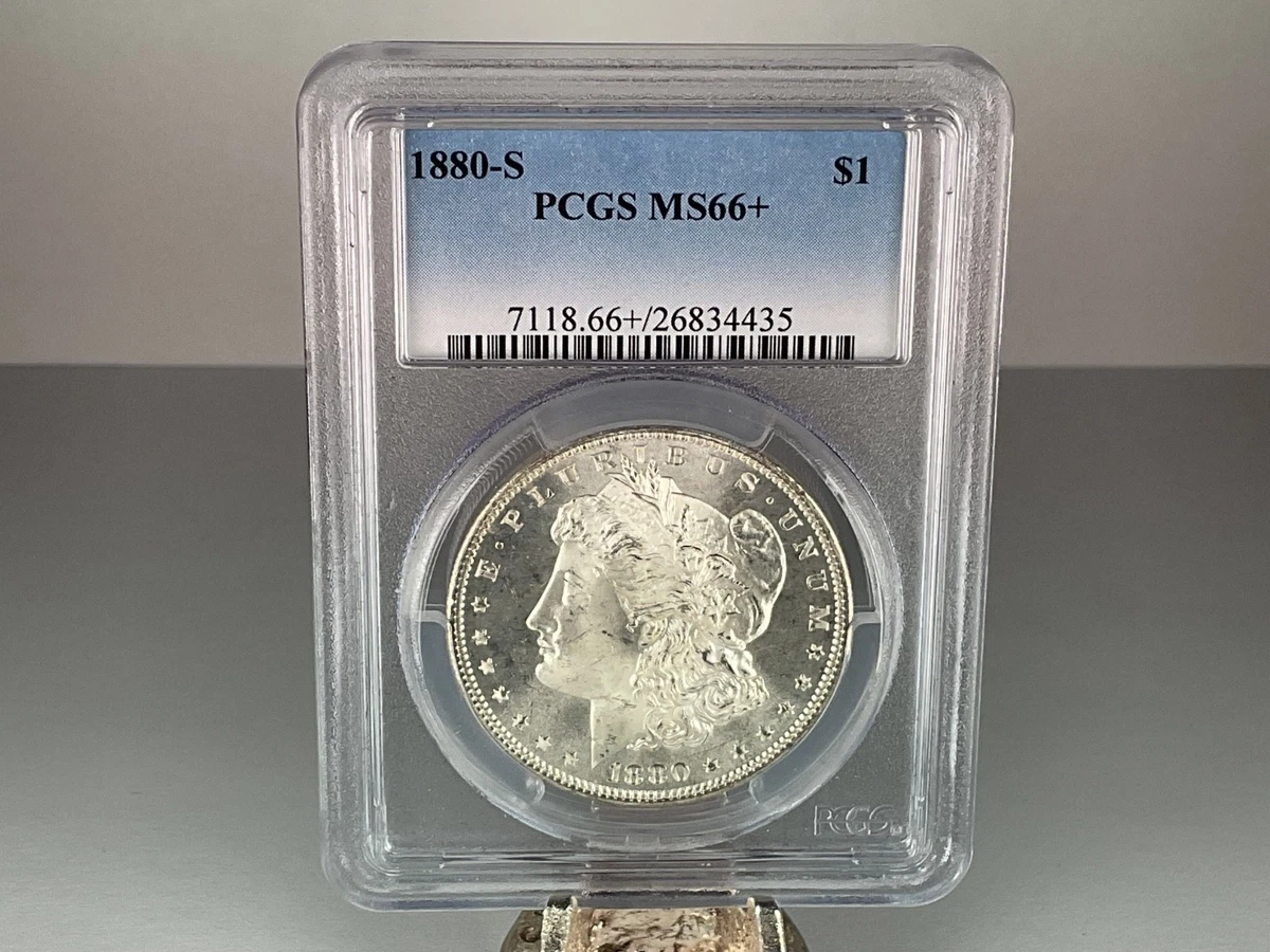 25+ MS 66 Graded 1880 Year Morgan US Dollars (1878-1921) for sale