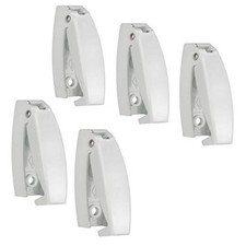 RV Baggage Door Catch Latch - White - 5 Pack - White
