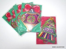 Lot of 40 5x8 Tree Ornaments 8 1/2 x 6" Holiday Greeting Cards Xmas