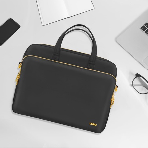 Laptop Bag Case 17 17.3 inch for Women Men Computer Briefcase Compatible with... - Picture 4 of 7