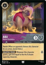 Disney Lorcana TCG - Reign of Jafar -  Abu - Illusory Pachyderm - 50/204
