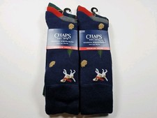 Chaps Technical Stretch Blend Premium Dress Socks Holiday 6 Pairs Size 10-13