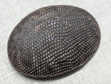 LOS ALTOS belt buckle GENUINE LIZARD SKIN reptile leather WESTERN cowboy